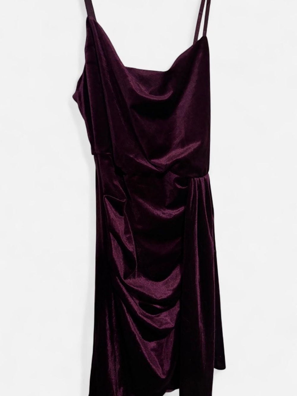 Lulus Purple Velvet Mini Dress
